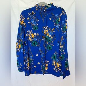 Calvin Klein Blue Floral Blouse